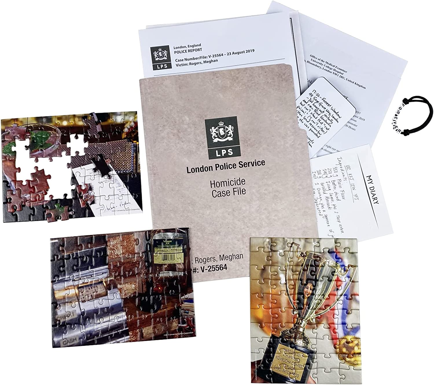 Murder Mystery Party Case File : Murder on the Underground 1000pc Puzzle